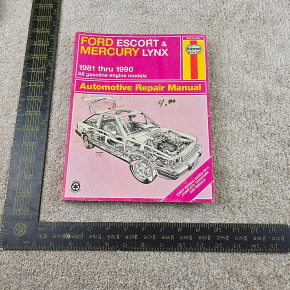 Haynes Other - Haynes 36016 Ford Escort Mercury Lynx Repair Manual 1981-1990